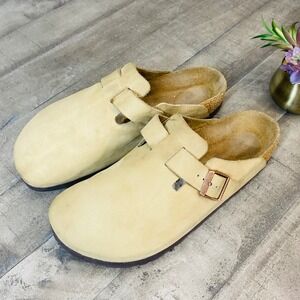 BIRKENSTOCK Boston Clog in Tobacco
Oil Leather Men's Size 10 US 43 Eu